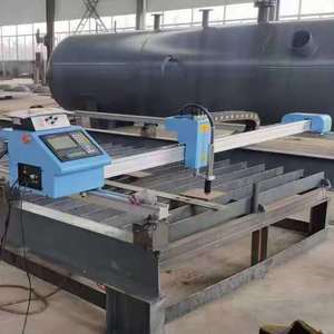 Rbqlty mesin pemotong Plasma Dual Drive portabel 2.5m-6m lebar 220v Motor Servo dengan bearing Gear komponen inti mesin