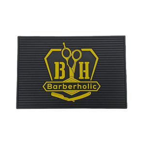 Custom Eco Friendly <b>Silicone</b> Barber Mat Non Slip Heat Resistant Food Grade Waterproof Reusable Hairdressing <b>Tool</b> Storage Mat - Product Image 4