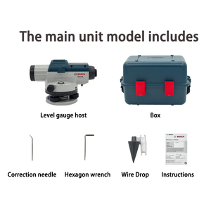 Niveau automatique BOSCH GOL32D, niveau laser 32X, équipement de topographie avec portée de 0-120 m et précision de 0,1 % - Product Image 6