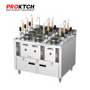 CE 9 Baskets Machine de cuisson de nouilles intelligente commerciale, four de cuisson de nouilles entièrement automatique à levage automatique - Product Image 1