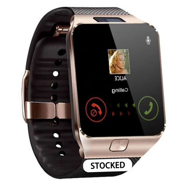 HOT Dz09 Smart Watch for Men WiFi Sports Tracking Video Call SIM Card Support Android Mobile Phone Compatibility TFT Touch