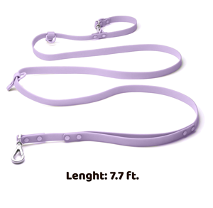 Accessoires pour animaux de compagnie, colliers pour animaux de compagnie personnalisés, colliers et laisses imperméables en PVC, ensemble collier et laisse pour chien - Product Image 2