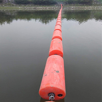 Barrière flottante en plastique pour poubelles, bouées résistantes aux UV, flottabilité de 220 kg, diamètre de 600 mm, pour la capture des déchets dans les barrages, rivières et lacs