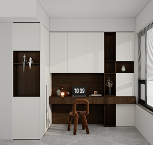 Tavolo da studio in legno con cassetti e armadi per mangiare all'ingrosso scrivania moderna per studenti di lusso - Product Image 4