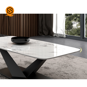 Đá Cẩm Thạch Nhân Tạo Mô Hình Ăn Bảng Thạch Anh Calacata Bàn Trà Hàng Đầu Cho Khách Sạn/Nhà - Product Image 2