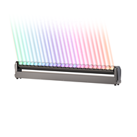 Projecteur mural 200W DMX RGBW LED à tête mobile, barre de lumière à faisceau oscillant, effet de poursuite et de stroboscope pour mariage, fête, KTV, club