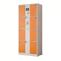 Casier intelligent RFID polyvalent pour usage extérieur, haute sécurité, armoire de rangement électronique multi-portes pour centre commercial et salle de sport