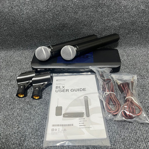 Sistema Microfonico Wireless BLX288 SM58 con Microfono Cardioide per Voce, Un Trasmettitore e Due Ricevitori per Palco, <span class=keywords><strong>Karaoke</strong></span> e Streaming Live - Product Image 4