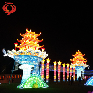 Lanternes chinoises traditionnelles en soie LED faites à la main, imperméables, très réalistes, pour l'extérieur, Diwali, Ramadan, Saint-Valentin - Product Image 6