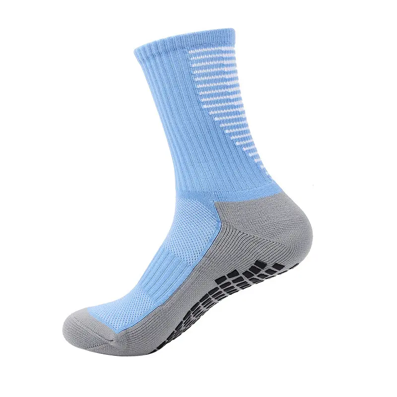 2023 wholesales Custom Made Compression grip socks Athletic Anti-slip Grip Football Socks short sports soccer socks