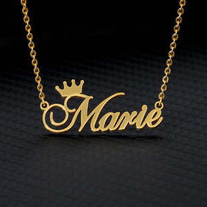 2025 Fashion Trendy Stainless Steel Engraving Custom Personalized <strong>Necklace</strong> - Product Image 6