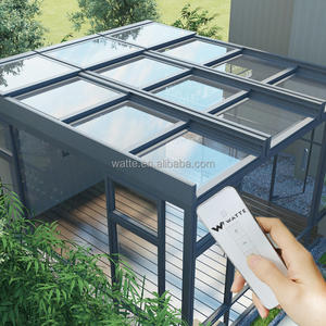 أنظمة أسقف قابلة للسحق من الزجاج العازل للحرارة في الحديقة الخارجية لغرف الشمس - Product Image 2