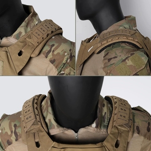 Almohadillas de hombro para chaleco táctico con corte láser de camuflaje personalizadas DFS0304, almohadilla de malla suave para mochila de exterior - Product Image 4