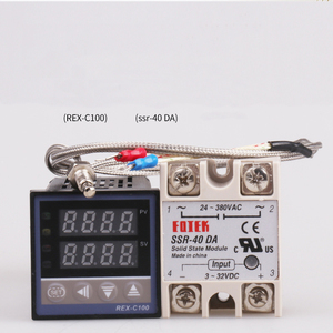REX-C100 <b>Thermostat</b> Temperature Sensing Line 40DA Solid State Relay SSR Intelligent Temperature <b>Controller</b> - Product Image 4