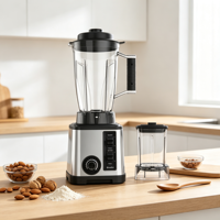 Blender électrique multifonctionnel pour la cuisine avec gobelet à smoothie portable - Contrôle de la vitesse à 2 niveaux