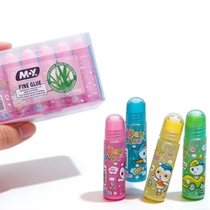Colle liquide PVA non toxique, sans acide, lavable, amusante, avec personnage de dessin animé mignon pour les enfants et les étudiants - Product Image 1