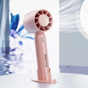 T10 <b>Mini</b> Fan With Base USB Rechargeable Bladeless Portable <b>Desk</b> Fan - Product Image 2