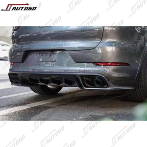Kit carrozzeria di rimontaggio di fabbrica per <span class=keywords><strong>Porsche</strong></span> <span class=keywords><strong>Cayenne</strong></span> <span class=keywords><strong>S</strong></span> 9 y0.1 2018-2023 2.9T 3.0T aggiornamento allo Spoiler <span class=keywords><strong>Turbo</strong></span> GT TKT Aerokit diffusore di labbra - Product Image 6