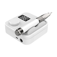 ODM 901PRO Lime à ongles électrique rechargeable avec moteur sans balais 40000 tr/min à faible bruit et poignée en alliage d'aluminium pour ongles en gel