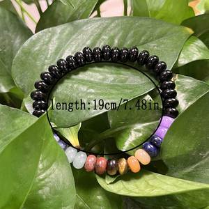 Pulsera de Piedras con Cuentas de Vidrio Coloridas, Energía Natural, Artículo de Alta Rentabilidad, Soporte para Auditoría de Fábrica - Product Image 3