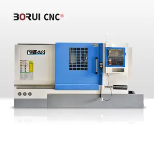 BR570 slant bed lathe with live tooling cnc lathe high quality ce certification slant bed