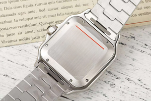 Relojes de Lujo con Esfera Cuadrada, <span class=keywords><strong>Reloj</strong></span> de Pulsera Deportivo y Casual para Negocios, Movimiento Mecánico Automático, Correa de Acero Inoxidable, Estilo Cartieres - Product Image 5