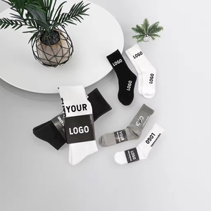 Custom Logo Printed Knitted Crew <b>Socks</b> High Quality Cycling Sports <b>Socks</b> for Men - Product Image 3