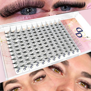 Extensions de cils pré-faites en volume russe 2D 3D 4D 5D 6D 0.07, pré-éventailées, faites à la main, 12 rangées C D, pour la vente en gros - Product Image 4