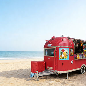 Carrito Móvil de Acero Inoxidable Vibrante Diseñado para Ferias Nocturnas, con 2 Años de Garantía, Ofrece Bebidas Refrescantes, Frutas y Aperitivos - Product Image 3