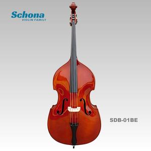 <span class=keywords><strong>Contrebasse</strong></span> 4/4 en gros, finition brillante/mate, pour débutant, en bois de tilleul (table, dos et flancs), avec tête en érable - Product Image 1