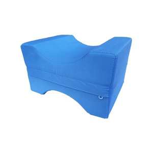 Coussin de soutien pour les jambes 25x19x15cm en éponge douce bleue pour l'élévation des jambes, massage santé, unisexe - Product Image 1