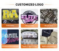 Sac à dos de cheerleading noir classique avec logo brodé personnalisé, nom et accent en strass, fermeture éclair colorée, sac d'équipe pour clubs de cheerleading