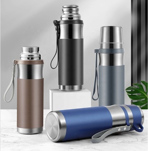 Premium Insulated 316 Stainless Steel 18/10 Vacuum Thermo <b>Flasks</b> With Cup Ready To Ship Tea Infuser - Product Image 2