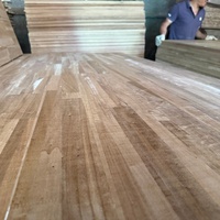 Panneau de bois lamellé en peuplier sur mesure, à jointure à doigts, haute stabilité, pour armoires modernes et design intérieur (vente en gros)