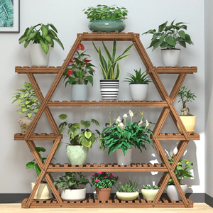 <span class=keywords><strong>Étagère</strong></span> à plantes de jardin 8 niveaux en bambou, support pour plantes en <span class=keywords><strong>bonsaï</strong></span>, <span class=keywords><strong>étagère</strong></span> à plantes en bois à plusieurs niveaux, support pour fleurs - Product Image 5