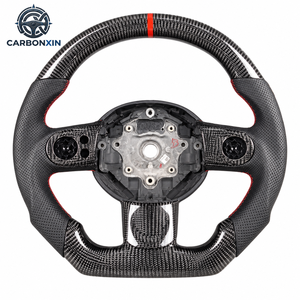 Accessoires de voiture pour BMW Mini R56 F55 F56 Cooper S JCW R50 F57 R57 R55 F60 F54 Volant en fibre de carbone forgée avec LED et indicateur de régime - Product Image 4