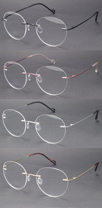Readsun Readsun Bingkai Optik Titanium Tanpa Bingkai Pria Kacamata Titanium Bingkai Kacamata - Product Image 5