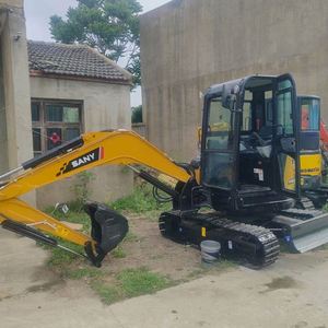 Mini-excavatrice sur chenilles SY35 de 3 tonnes, moteur haute performance, presque neuve, bon état, prix bas, en vente - Product Image 1