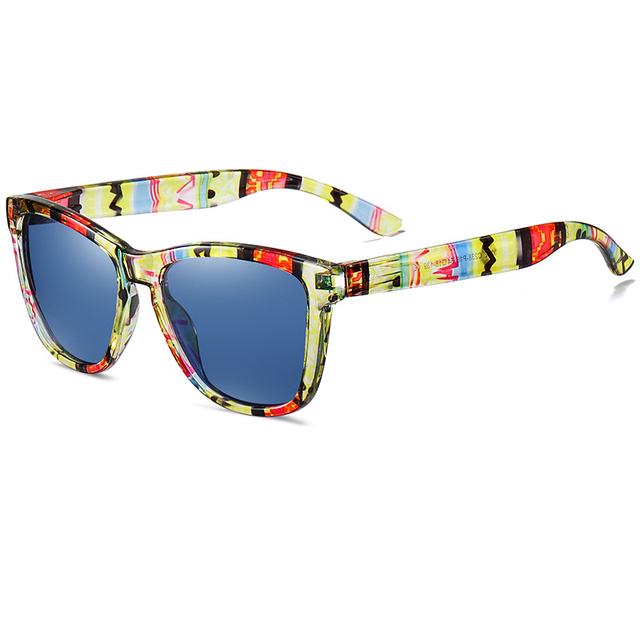 Fashion Men Women Polarized UV400 Sunglasses Sport Cycling Colorful Custom Shade Square Sun Glasses