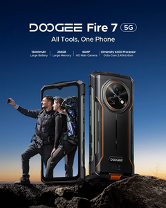 <span class=keywords><strong>Doogee</strong></span> Fire 7 6.6 pouces 5G Android 15 Smartphone 256GB 64MP Caméra 13000mAh Batterie IP68 Téléphone robuste - Product Image 4