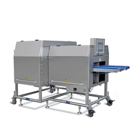 Machine de découpe de volaille entièrement automatique de haute qualité nouvelle condition trancheuse intelligente cubique horizontale Dicer pour la viande de poulet
