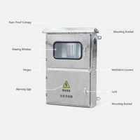 Caja Combinadora Fotovoltaica, Caja de Distribución Conectada a la Red Solar, Caja de Conexiones Fotovoltaicas 16A 440V-690V para Sistema de Energía Solar