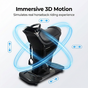 Simulatore Elettrico di Equitazione per Fitness, Resistente, in Metallo, con Logo Personalizzato, Simulatore di Equitazione in ABS - Product Image 4