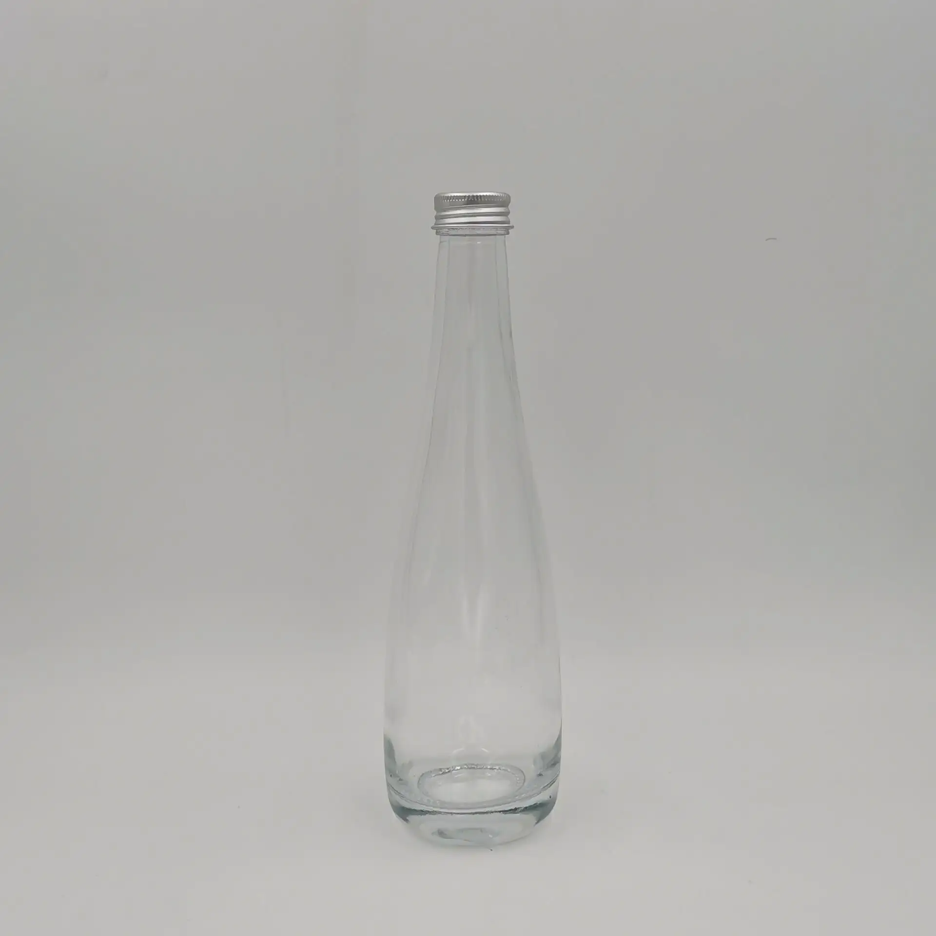 スーパーフリント350ml375ml飲用ジュースガラス瓶ウォーターボトル、スクリューキャップ付き