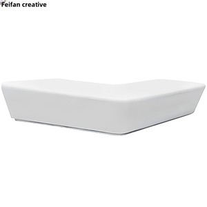 UHPC Clear <b>Concrete</b> Seat Landscape GRC <b>Bench</b> Outdoor <b>Garden</b> Teko Stone Stool Terrazzo Tree Pool Guangdong Model 1022 - Product Image 5