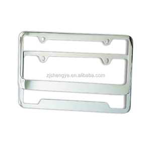 Porte-plaque d'immatriculation en acier, couvercle de plaque d'immatriculation américain personnalisé bon marché - Product Image 5