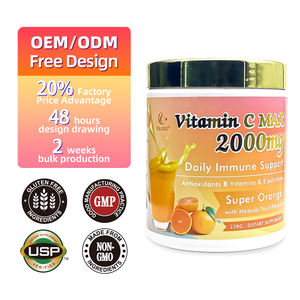 DUOZI Vitamina C MAX 2000mg en Polvo con Vitaminas B y Electrolitos para el Apoyo Inmunológico Diario, Sabor Super Naranja, 258g - Product Image 2