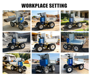 Mini Dumper Chinês em Promoção com Rodas e Esteiras para Construção e Mini Dumper 4x4 - Product Image 6