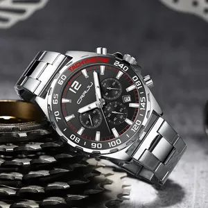 自有品牌折叠扣带安全世界时尚企业定制标志手腕男手表