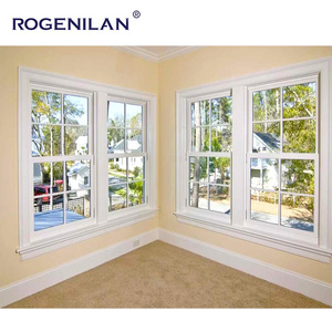 Fenêtre pivotante simple en aluminium trempé à double vitrage imperméable Rogenilan pour chambre à coucher, fournisseurs <span class=keywords><strong>de</strong></span> fenêtres sur mesure - Product Image 3